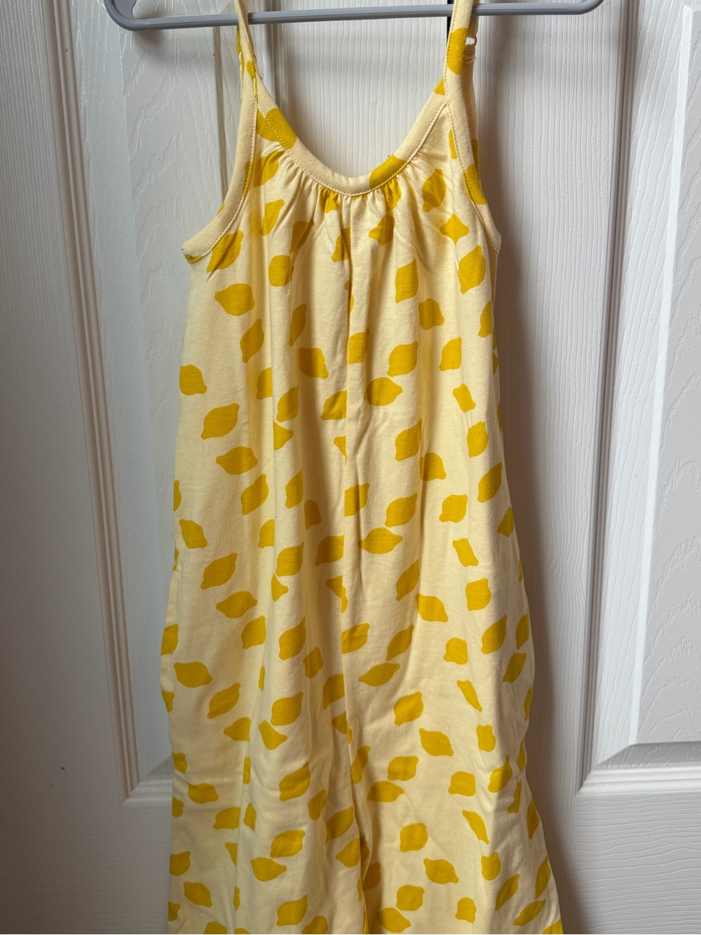 Hanna Andersson Yellow Lemon-Print Romper